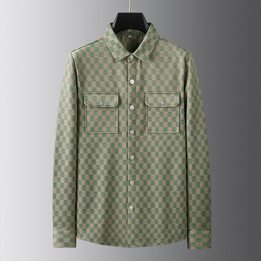 Forest Fantasy Plaid Button-Up Shirt