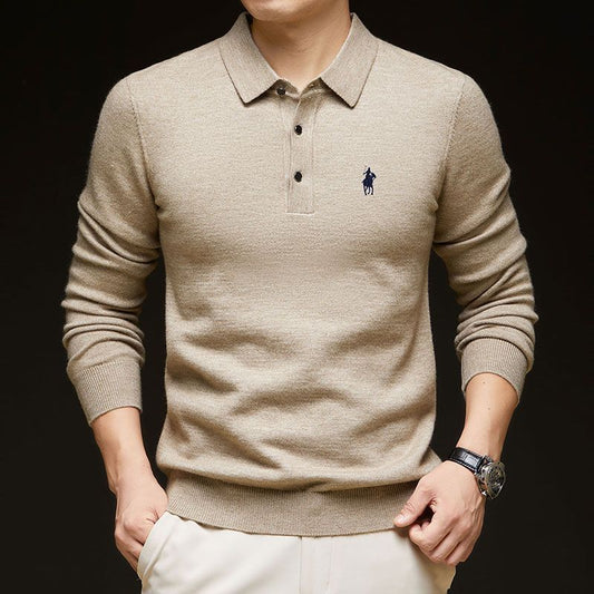 Brown LinenMist Regalknit Polo