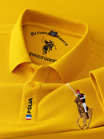 Regal Equestrian Embroidered Polo T-Shirt