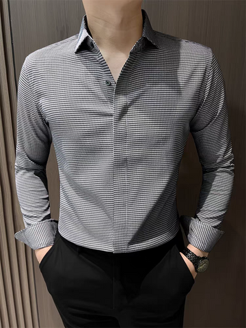Microcheck Formal Shirt