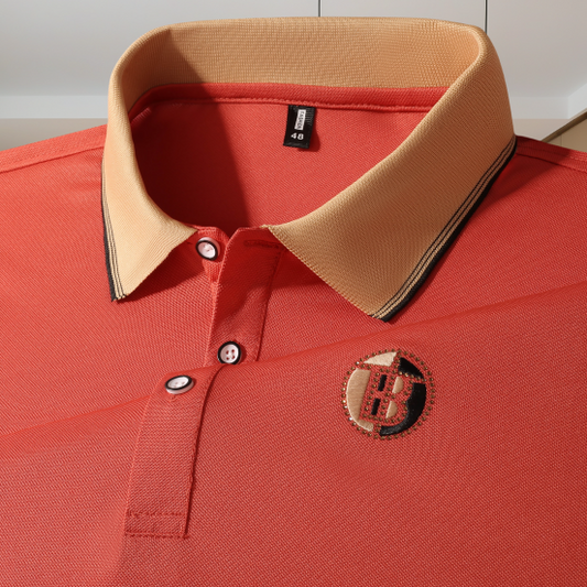 DualTone  Emblem Polo T-Shirt