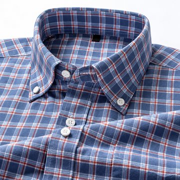 Azurecrest Signature Plaid Shirt – Refined Style in Every Check