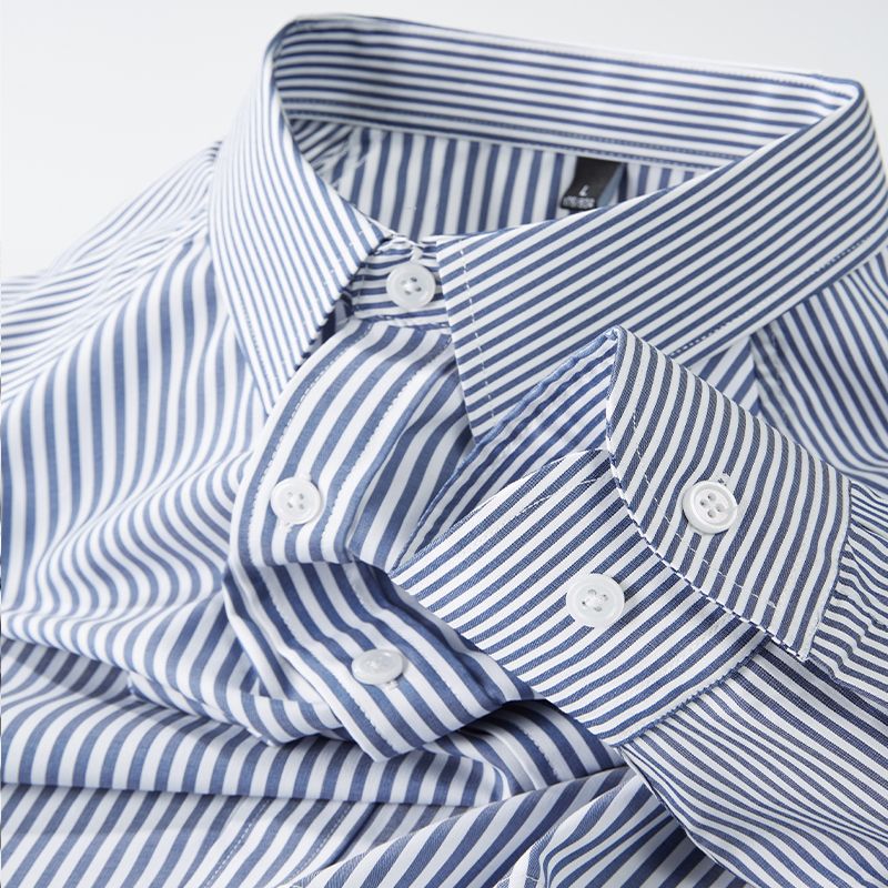 Deluxe Casual Striped Long Sleeve Shirt